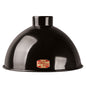 Vintlux 'Dome' Steel Shade - Antique Pewter - www.enamelshades.co.uk