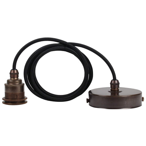 Vintlux E27 Pendant Set - Bronze