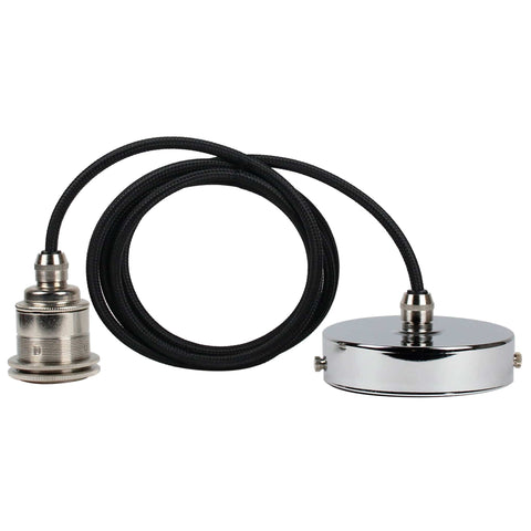 Vintlux E27 Pendant Set - Nickel