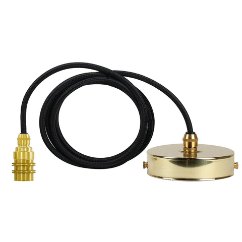 Vintlux E14 Pendant Set - Brass