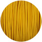 Yellow Round Fabric Braided Cable - Enamel Shades