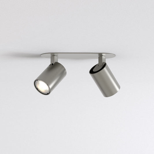 Ascoli Twin Recessed - Matt Nickel - Astro Lighting at Enamel Shades
