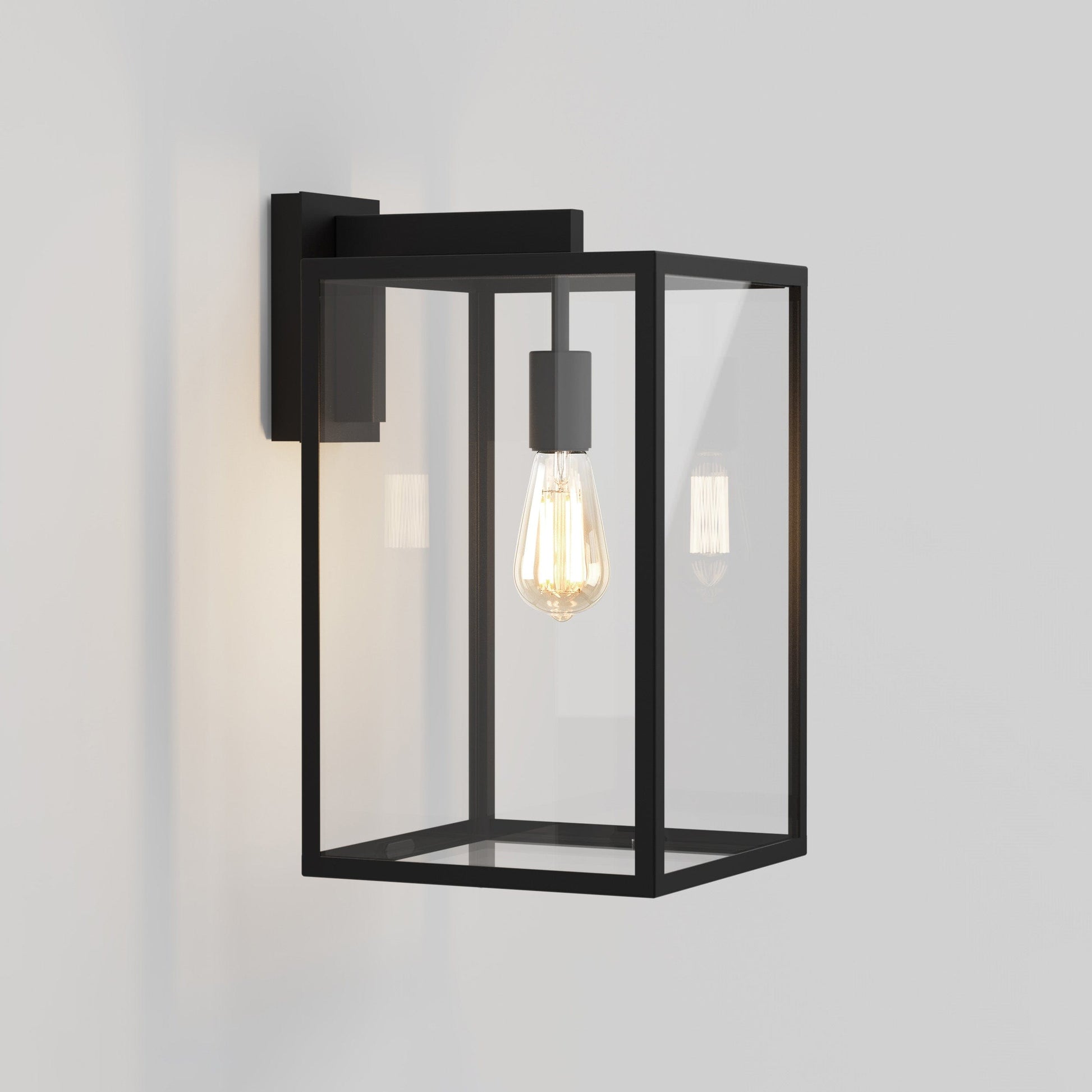 Box Lantern 450 - Textured Black - Astro Lighting at Enamel Shades
