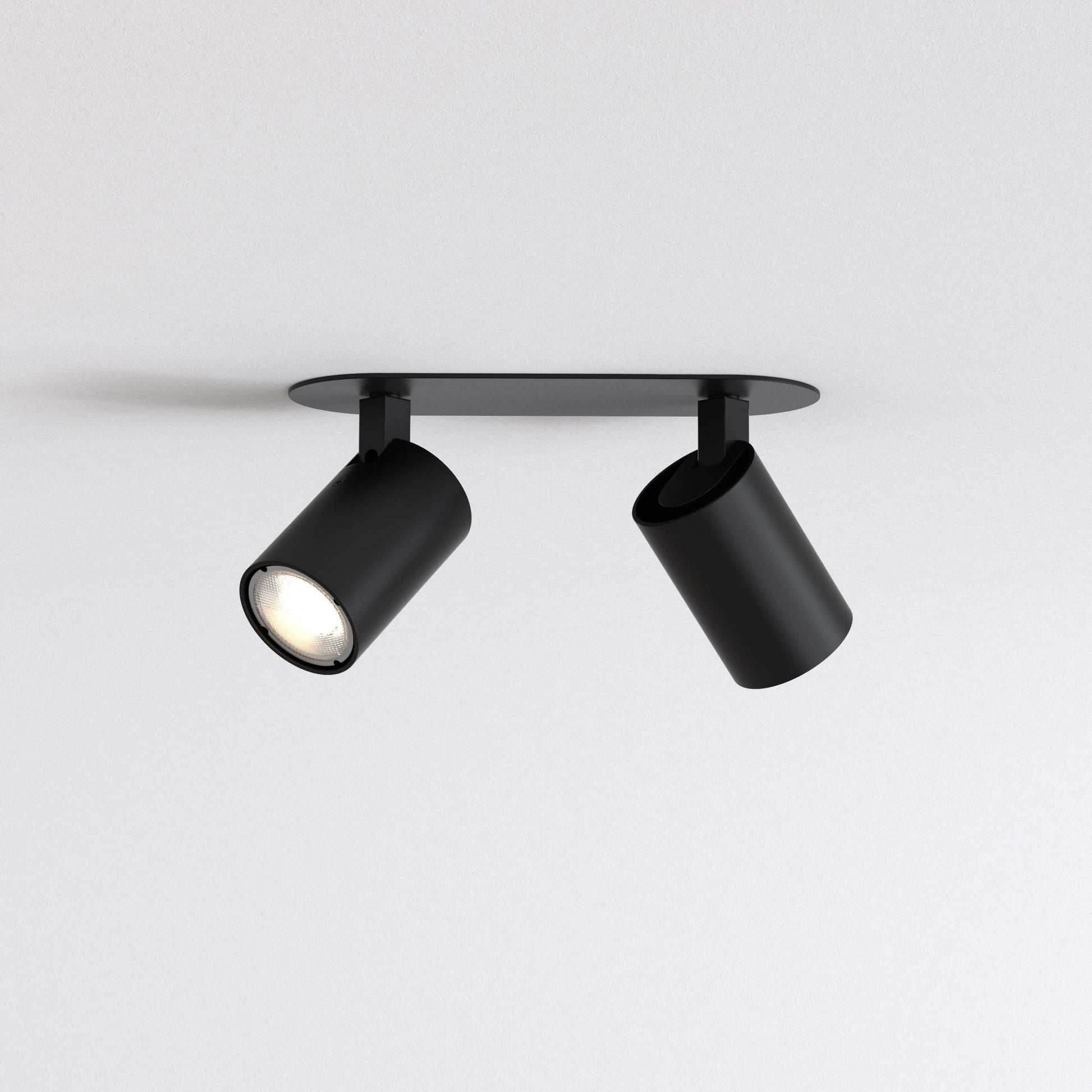 Ascoli Twin Recessed - Matt Black - Astro Lighting at Enamel Shades