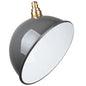VINTLUX 'JAUNTY' STEEL SHADE - CLASSIC GREY - www.enamelshades.co.uk