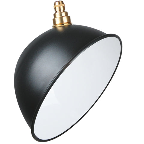 VINTLUX 'JAUNTY' STEEL SHADE - MATT BLACK