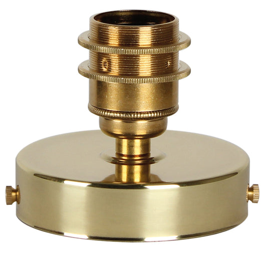 Vintlux Batten Fitting - Brass - www.enamelshades.co.uk